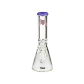 12" x 9mm Classic Beaker Bong Color Accent